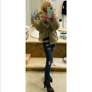 SOLD Zara Faux Fur Car Coat